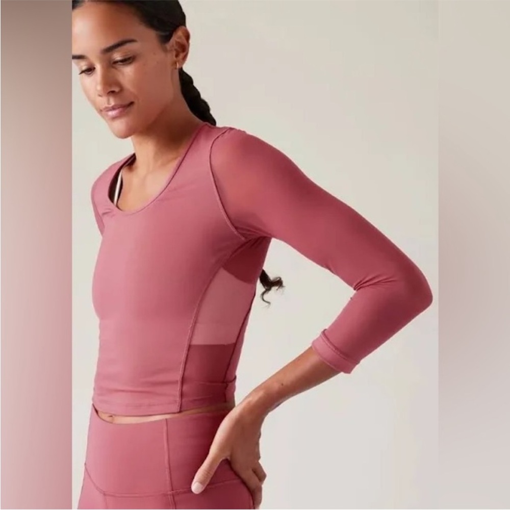 NWT Athleta Women's Pacer Mesh Top Size S